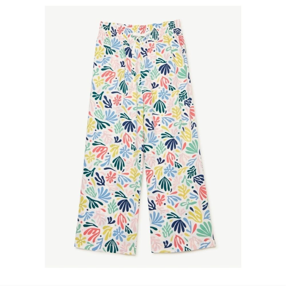 NWT Free Assembly Girls Pull On Wide Leg  Beach Pants Size M